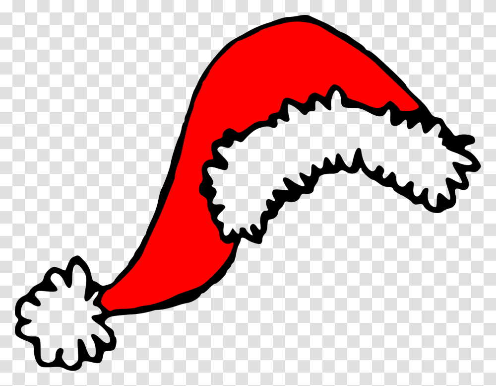 Santa Hat Clip Art, Mouth Transparent Png