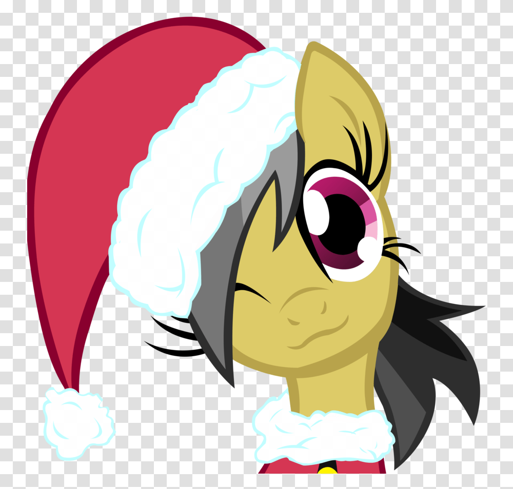 Santa Hat Clipart Avatar Rainbow Dash My Little Pony Christmas, Apparel, Bonnet Transparent Png