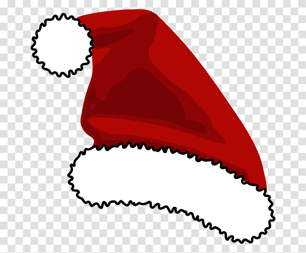 Santa Hat Clipart Christmas Clip Art Santa, Teeth, Mouth, Plant, Pepper Transparent Png