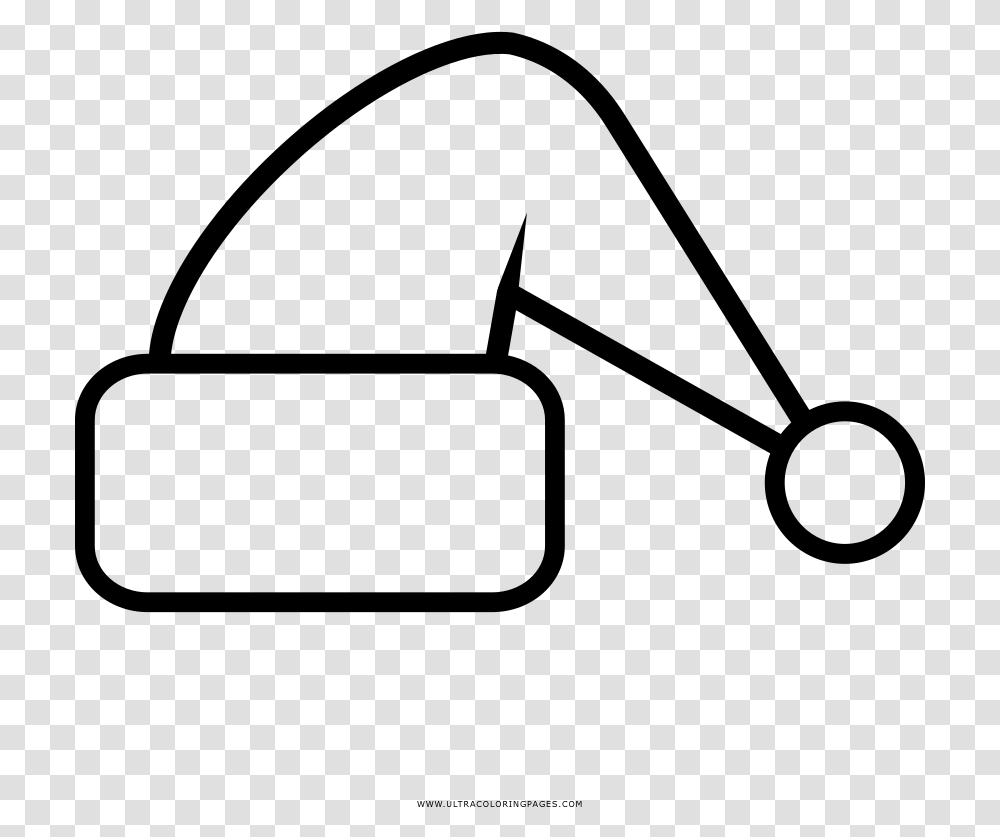 Santa Hat Coloring Page, Gray, World Of Warcraft Transparent Png