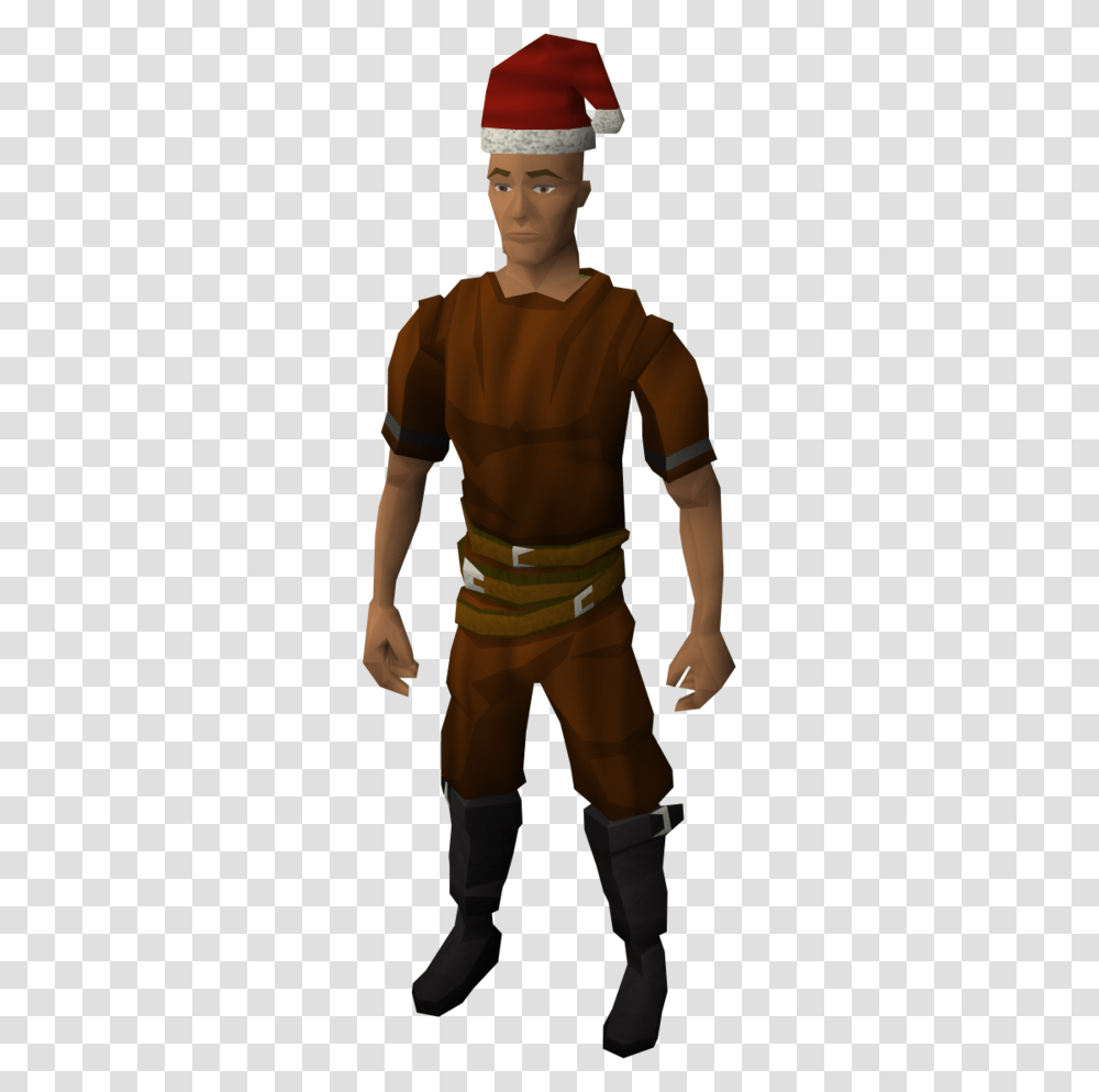 Santa Hat Equipped Rs, Person, People, Ninja Transparent Png
