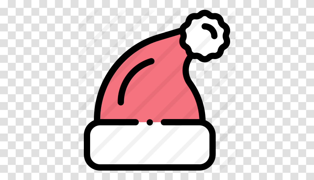 Santa Hat Free Christmas Icons Santa Hat Icon, Text, Outdoors, Nature, Silhouette Transparent Png