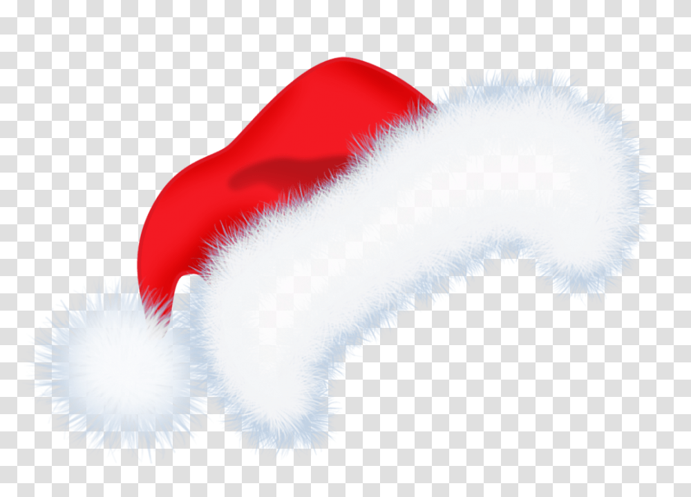 Santa Hat, Holiday, Apparel, Feather Boa Transparent Png