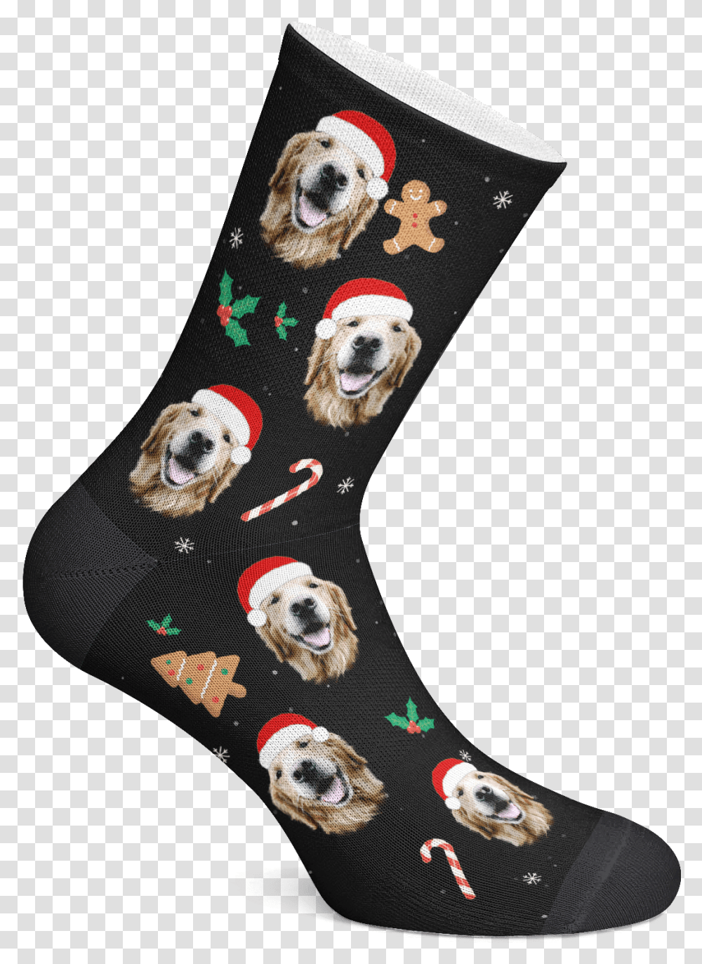 Santa Hat Pup Beagle, Stocking, Christmas Stocking, Gift, Dog Transparent Png