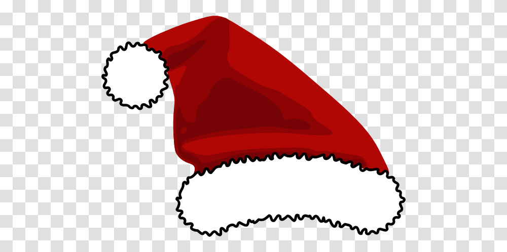 Santa Hat Template Coloring Pages Christmas Hat Cut Out, Plant, Food, Mouth, Lip Transparent Png