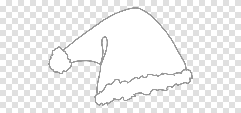 Santa Hat White Clip Art, Outdoors, Nature, Drawing, Face Transparent Png