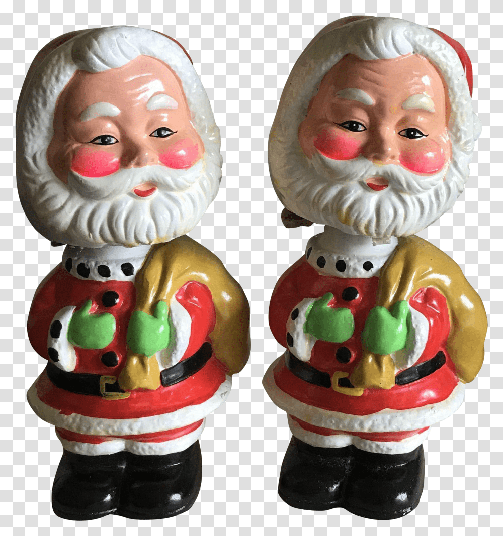 Santa Head, Figurine, Person, Human, Toy Transparent Png