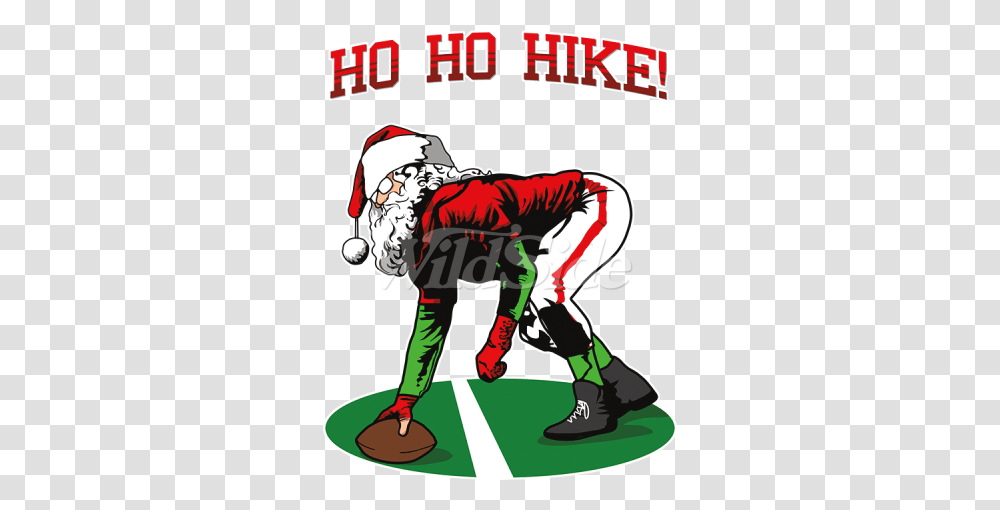 Santa Ho Ho Hike The Wild Side, Person, People, Advertisement Transparent Png
