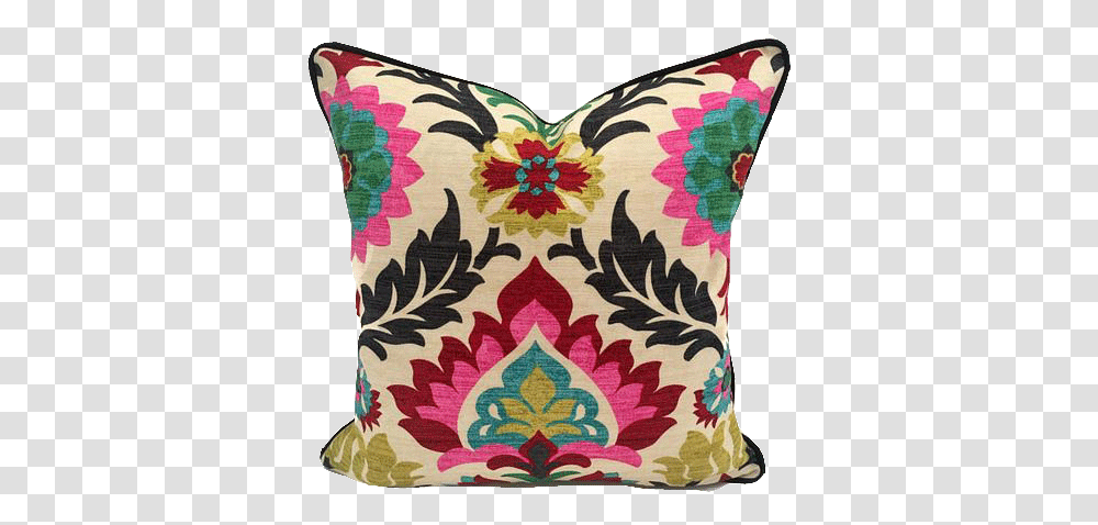 Santa Maria Desert Flower Pillow Cover By Waverly Waverly Santa Maria Desert Flower, Cushion, Rug Transparent Png