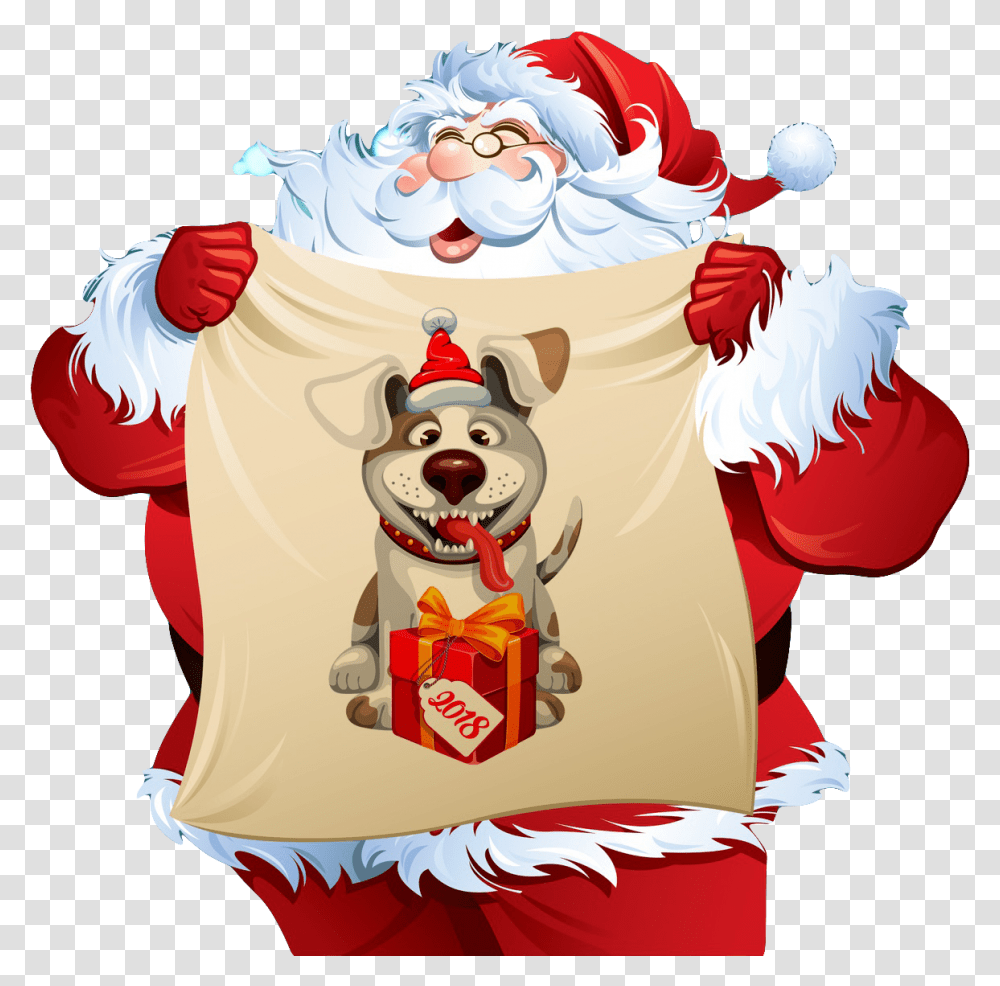 Santa Running Clipart Santa Claus, Performer, Person, Sack, Bag Transparent Png
