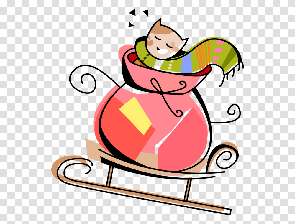 Santa's Full Of, Sled, Outdoors, Bobsled, Nature Transparent Png