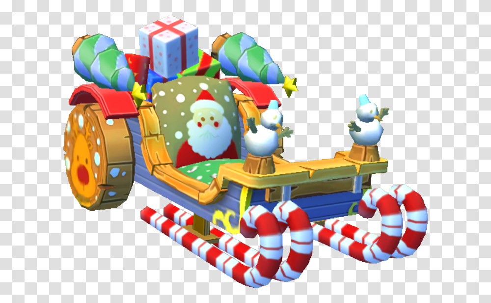 Santa's Sleigh L6 Christmas, Toy, Life Buoy, Super Mario Transparent Png