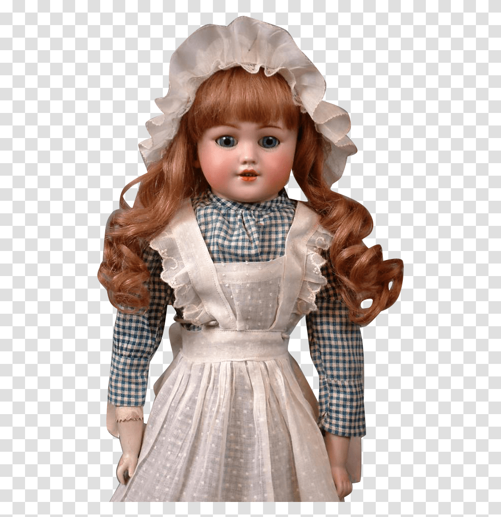 Santa Simon Amp Halbig 1250 Bisque Antique Doll In Doll, Toy, Person, Human, Hair Transparent Png