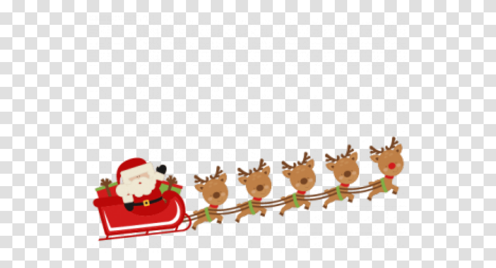 Santa Sleigh And Reindeer Clipart, Super Mario Transparent Png