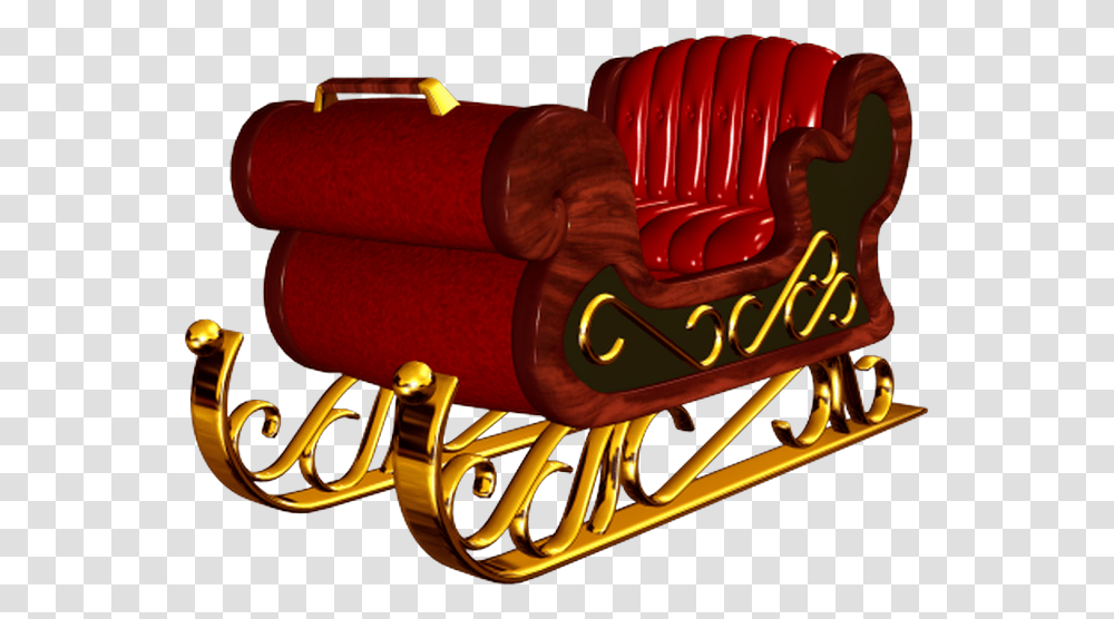 Santa Sleigh, Holiday, Dynamite, Bomb, Weapon Transparent Png