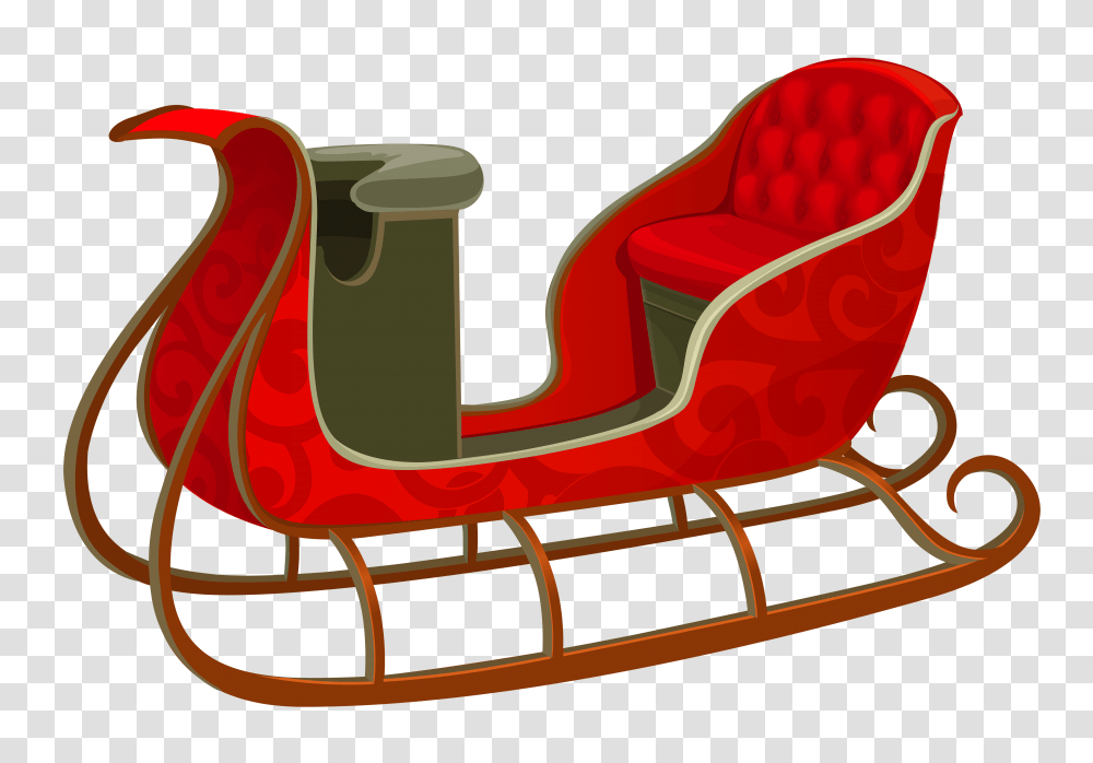 Santa Sleigh, Holiday, Furniture, Dragon, Amusement Park Transparent Png