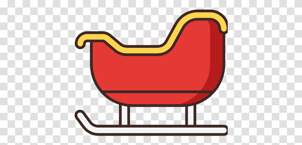 Santa Sleigh Icon Joyful Christmas, Label, Text, Sticker, Antelope Transparent Png