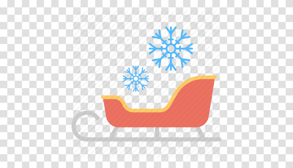 Santa Sleigh Sledge Sleigh Snow Sleigh Winter Sled Icon, Furniture, Chair, Rug, Couch Transparent Png