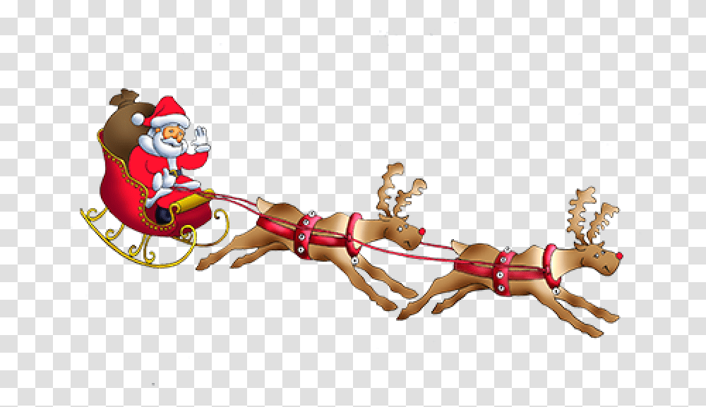 Santa Sleigh Without Background, Vehicle, Transportation, Sled, Circus Transparent Png