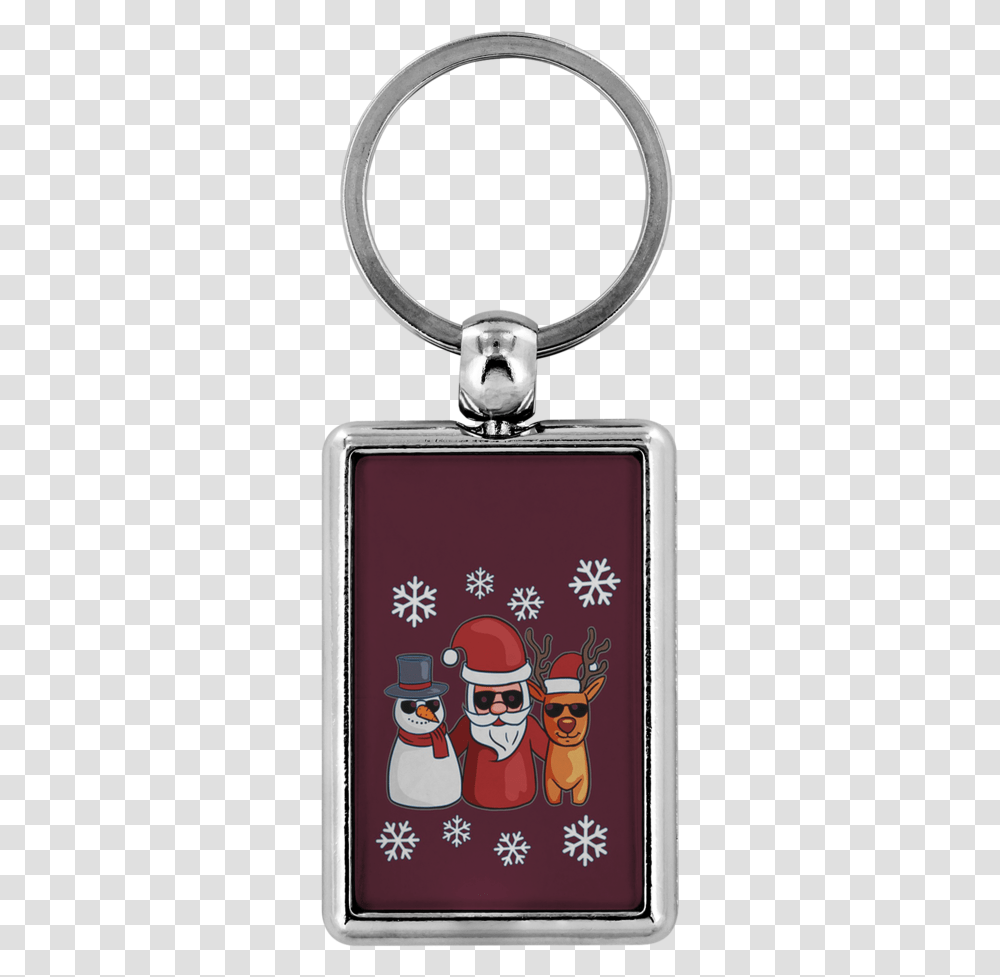 Santa Snowman Reindeer Keychain For Men Women Key Chain Gift, Bottle, Mobile Phone, Electronics, Cell Phone Transparent Png