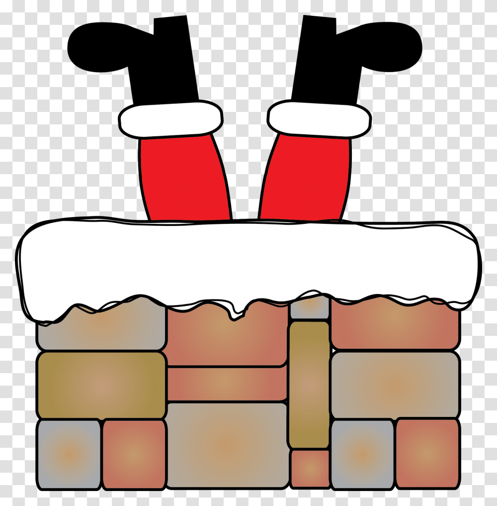 Santa Stuck In A Chimney Santa Stuck In Chimney Clipart, Weapon, Weaponry, Bomb, Medication Transparent Png