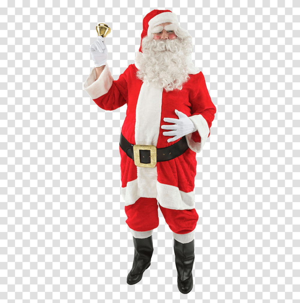 Santa Suit Banner Black And White Library Santa Suit, Costume, Performer, Person, Human Transparent Png