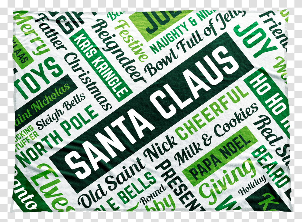 Santa WordsClass, Newspaper, Label, Advertisement Transparent Png