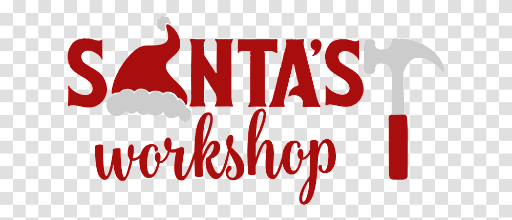 Santa Workshop Logo Pic Santas Workshop Clipart, Alphabet, Word, Handwriting Transparent Png