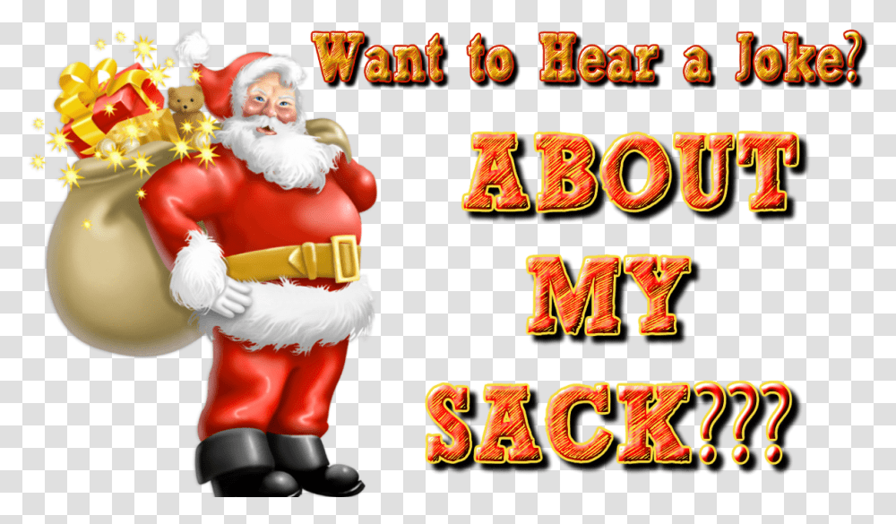 Santaquots Sack Merry Christmas Santa Claus Hd, Person, Outdoors, Plant, Leisure Activities Transparent Png