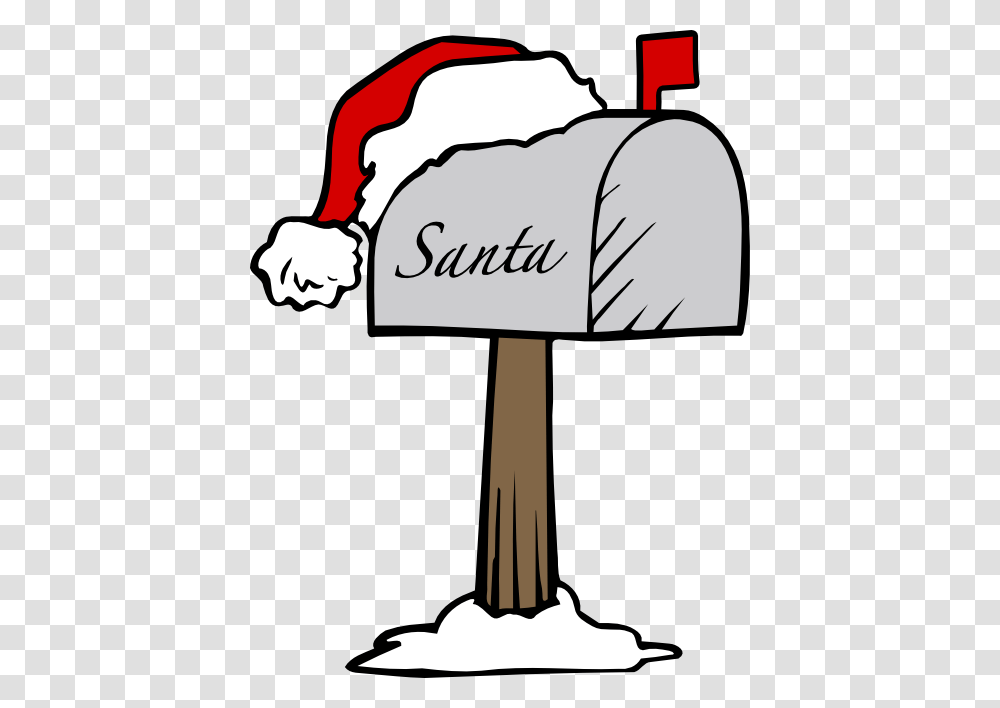 Santas Mailbox Paper Piecing Svgs Santa, Hand, Lamp, Table Lamp Transparent Png