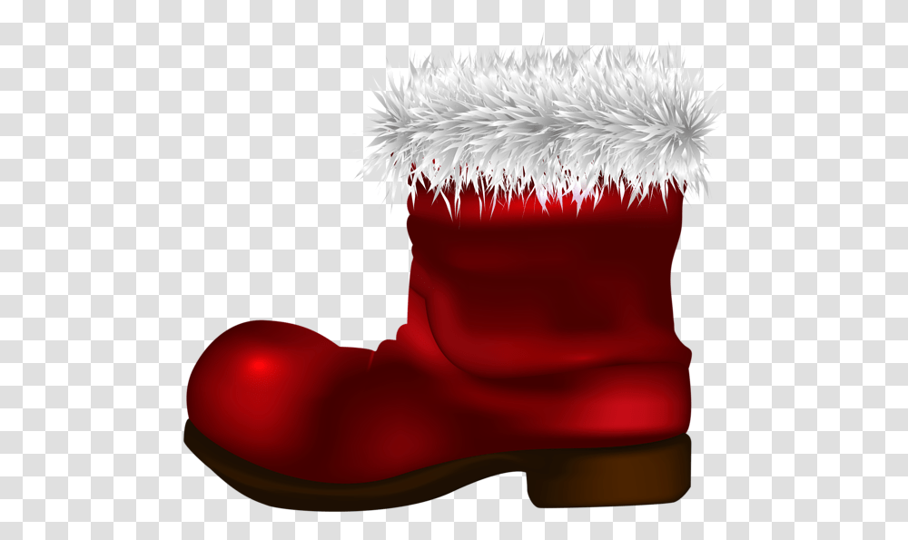 Santas Shoed Vectore, Apparel, Stocking, Christmas Stocking Transparent Png