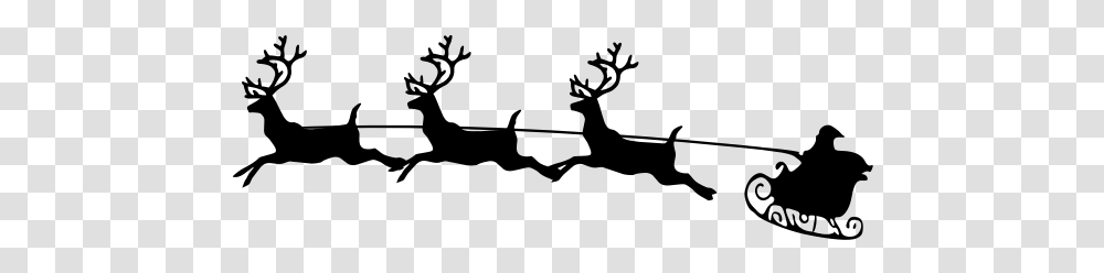 Santas Sleigh Isolated Holiday Message For Neighbors, Gray, World Of Warcraft Transparent Png