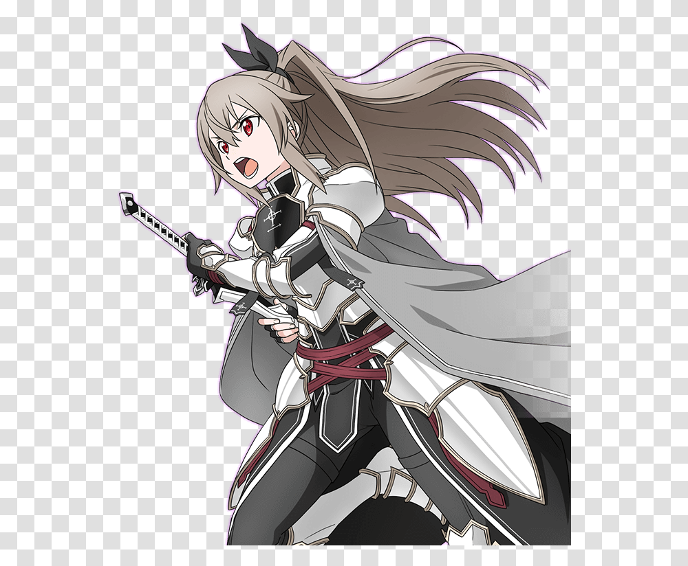 Sao Alicization Rising Steel Edith, Horse, Mammal, Animal, Comics Transparent Png