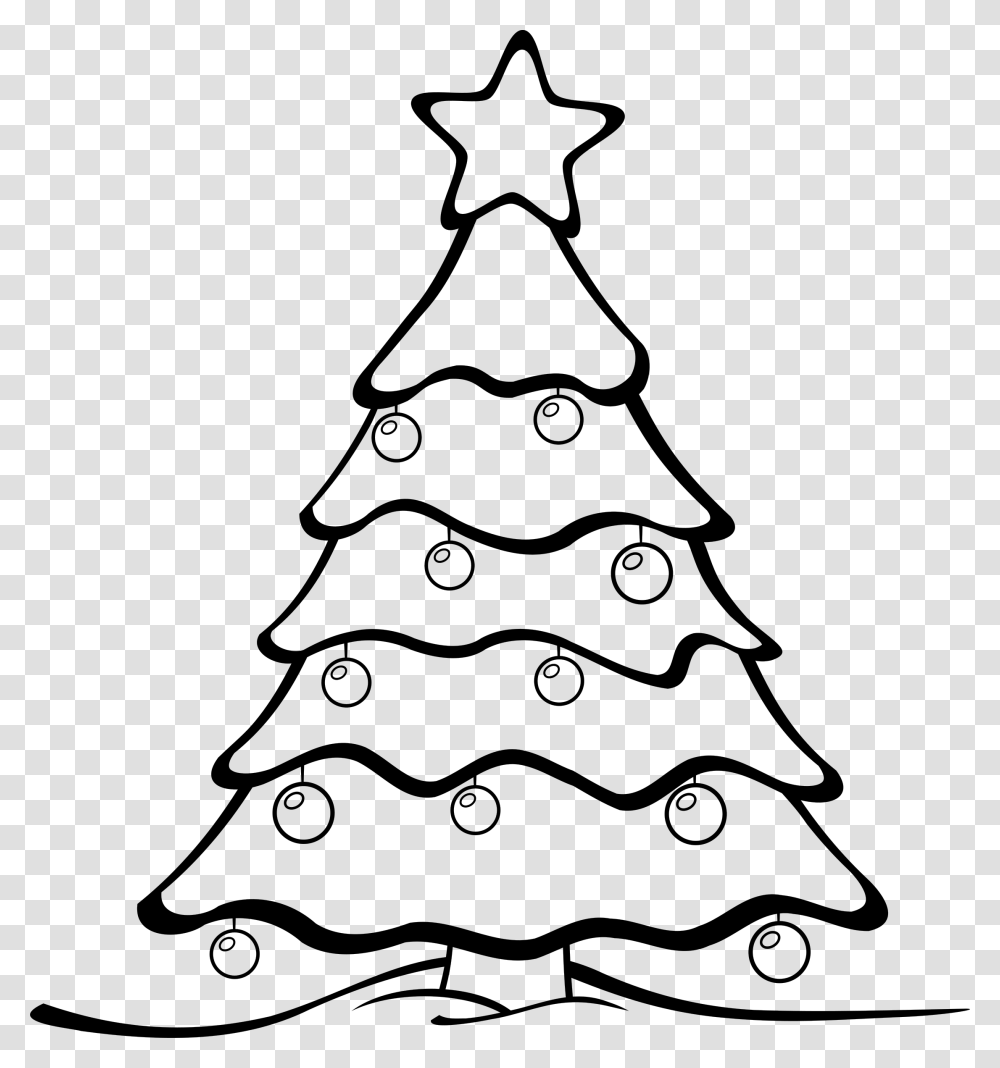 Sapin 01 Xmas Bw Colour In Christmas Tree, Gray, World Of Warcraft Transparent Png