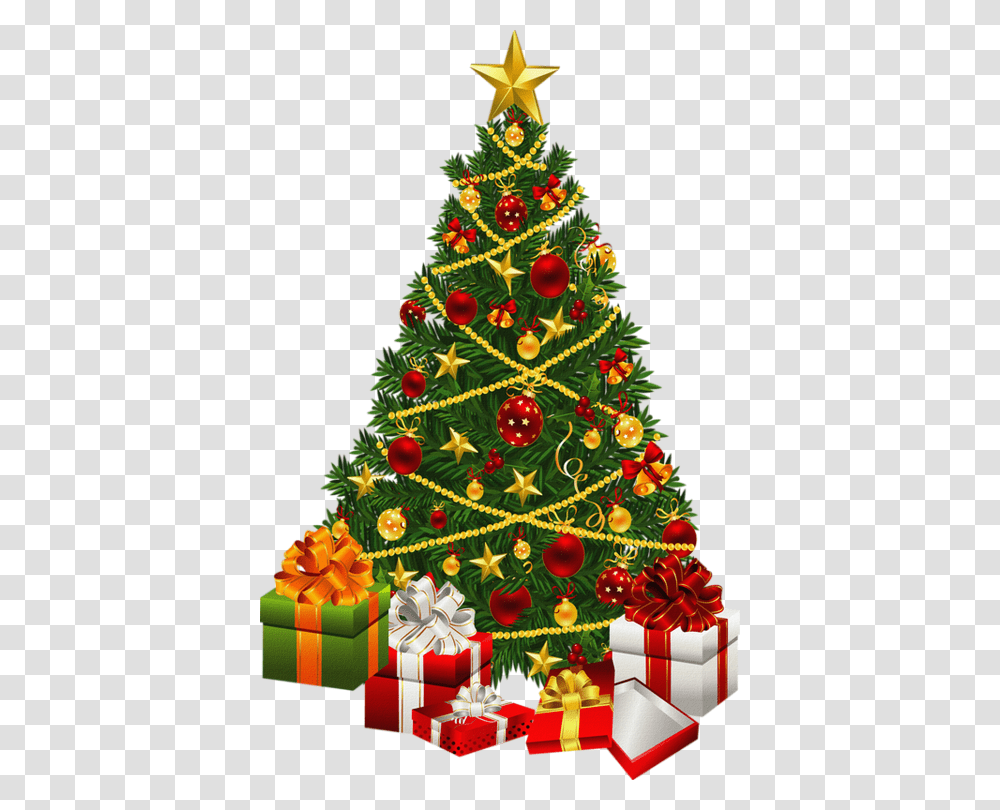 Sapin De Nol Tube Christmas Tree With Gift, Ornament, Plant, Bush, Vegetation Transparent Png