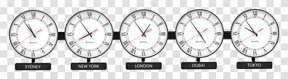 Sapling Round Analog Time Zone Clock Digital Time Zone Clocks For Wall, Analog Clock, Clock Tower, Architecture, Building Transparent Png
