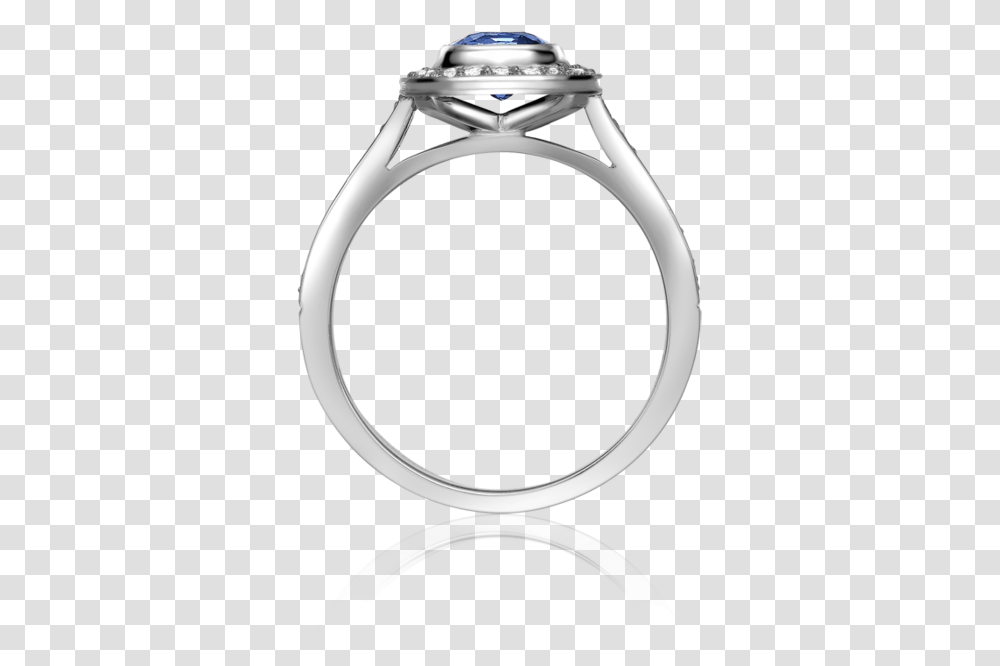 Sapphire Diamond Rub Over Cluster Ring Pre Engagement Ring, Accessories, Accessory, Jewelry, Platinum Transparent Png