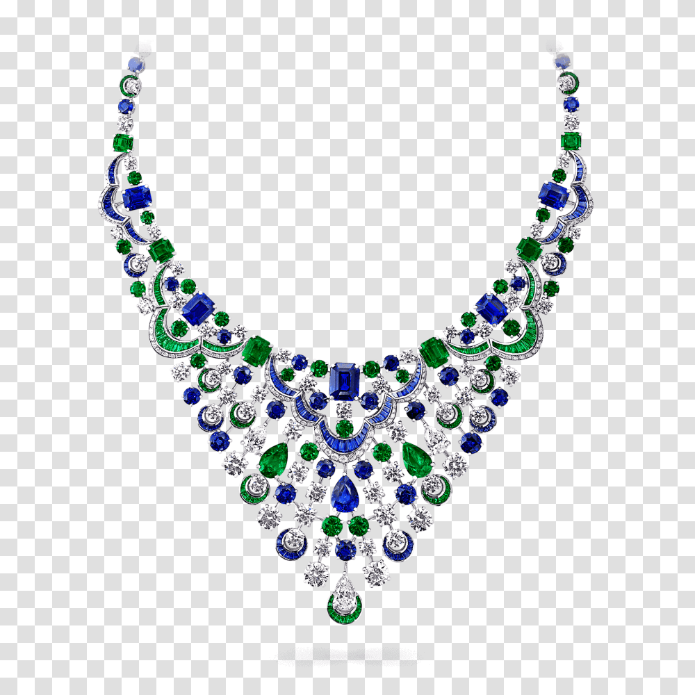 Sapphire Emerald And Diamond Necklace Graff, Jewelry, Accessories, Accessory, Gemstone Transparent Png