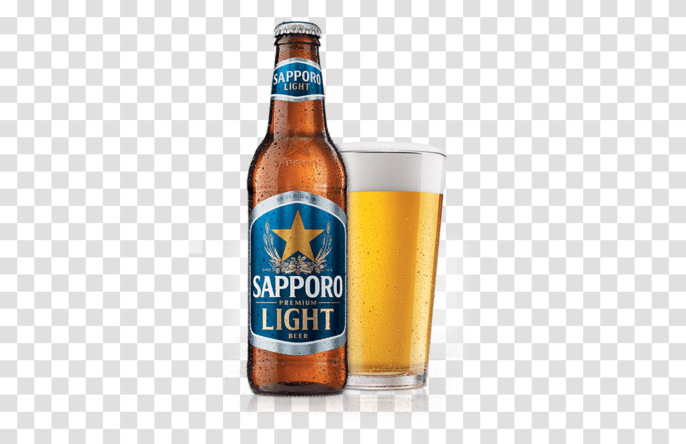 Sapporo Beer Sapporobeercom Sapporo Premium Light Beer, Alcohol, Beverage, Drink, Glass Transparent Png