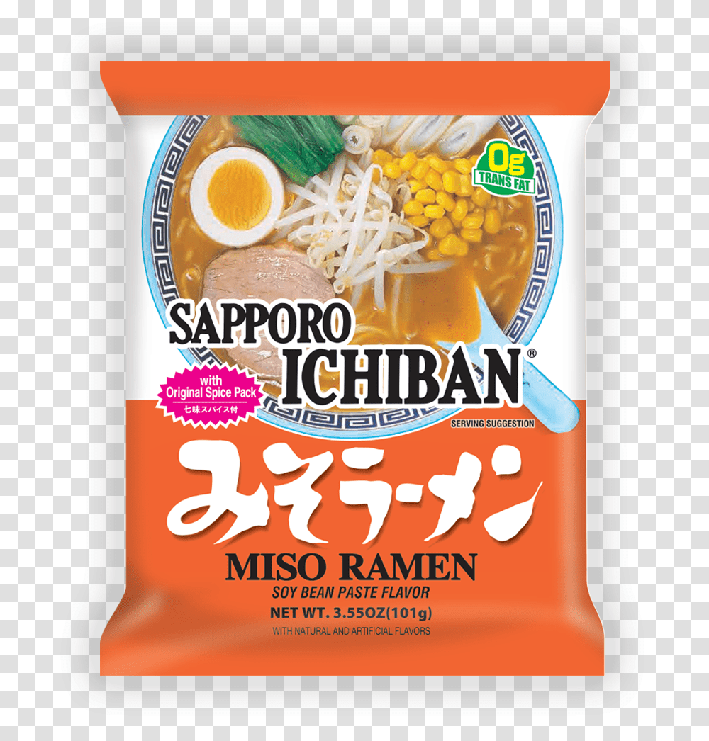 Sapporo Ichiban Ramen, Plant, Food, Produce, Snack Transparent Png