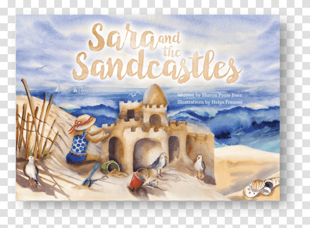 Sara And The Sandcastles Christmas Card, Bird, Animal, Person, Soil Transparent Png