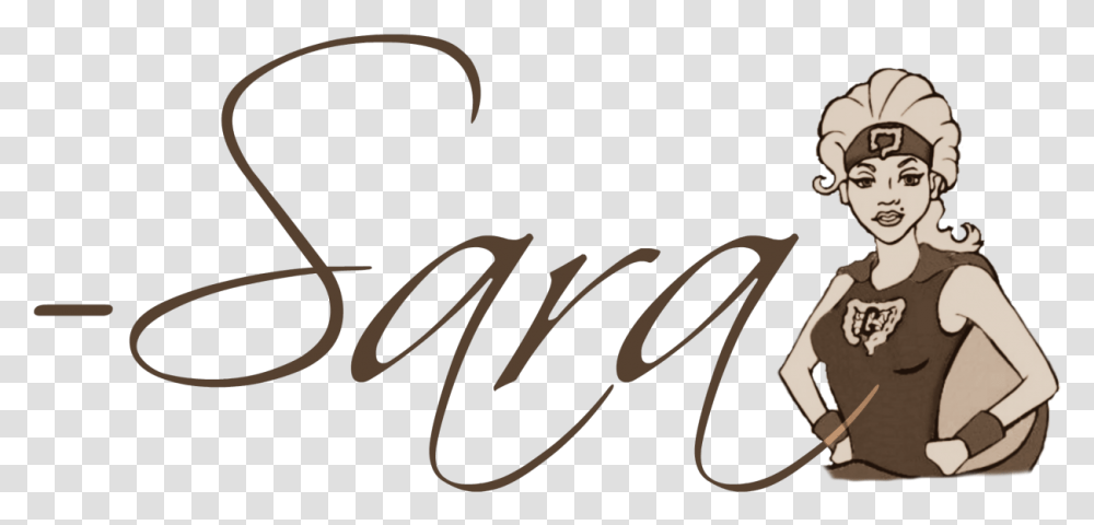 Sara The Name, Calligraphy, Handwriting, Person Transparent Png