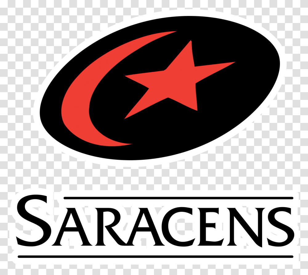 Saracens Rugby Logo, Star Symbol, Trademark Transparent Png