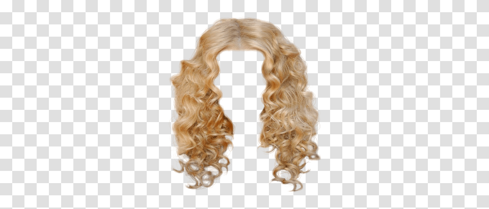 Sarah Elizabeth Denali Blond Curly Wig, Hair, Clothing, Apparel, Scarf Transparent Png