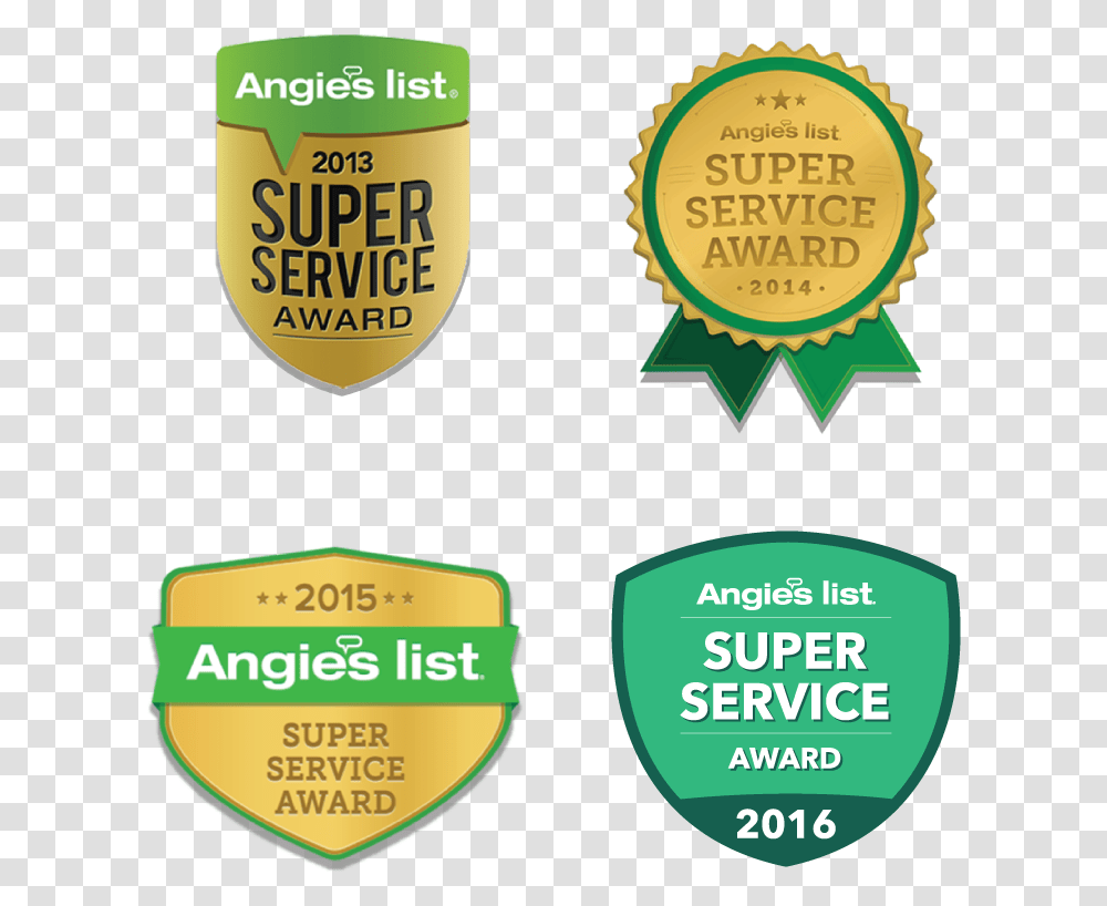 Sarah S Ar Awards Angie's List Super Service Award, Label, Logo Transparent Png