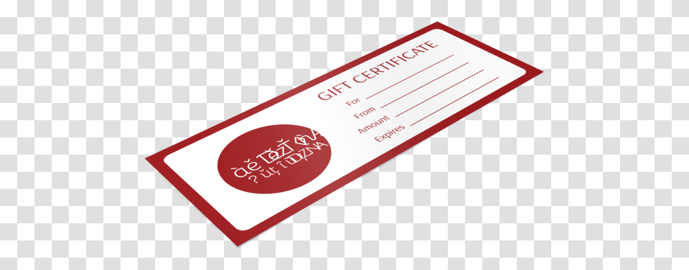 Sarah S Boutique Gift Certificate Template Preview Graphic Design, Paper, Business Card Transparent Png