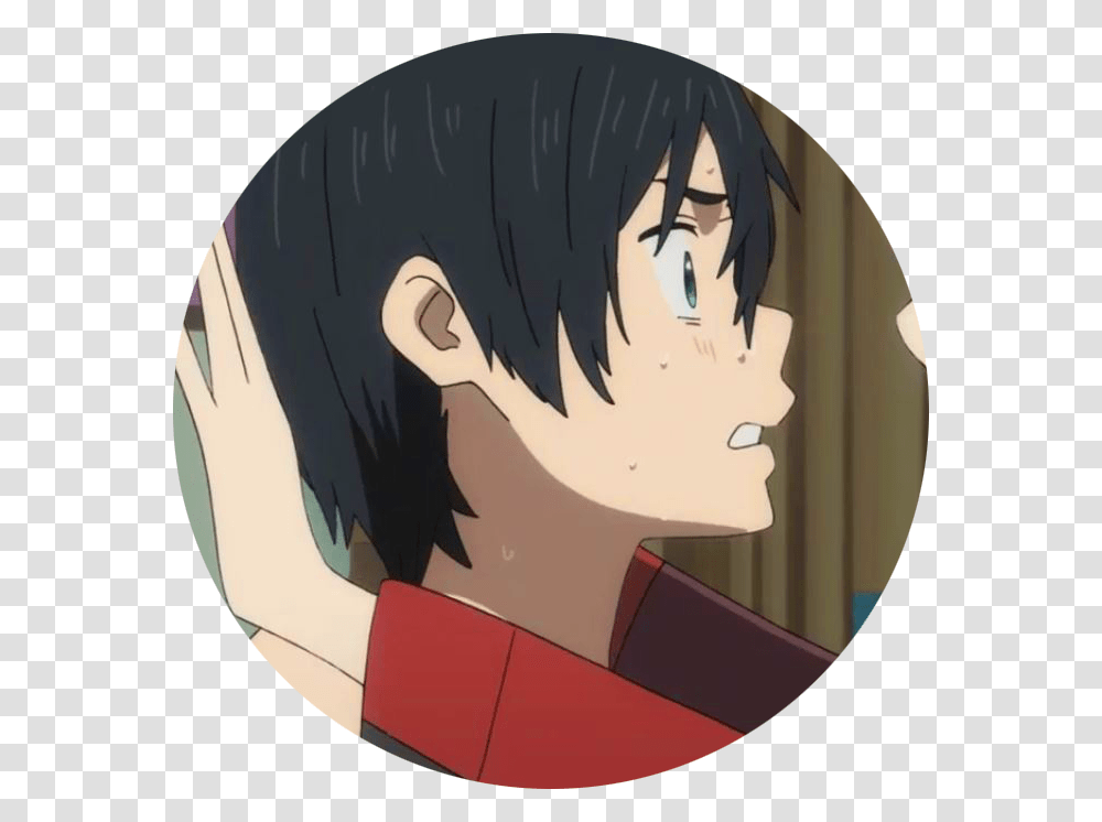 Sarang Edits Darling In The Franxx Couple Icons Likereblog Anime Couple Matching Icons, Book, Face, Comics, Hair Transparent Png