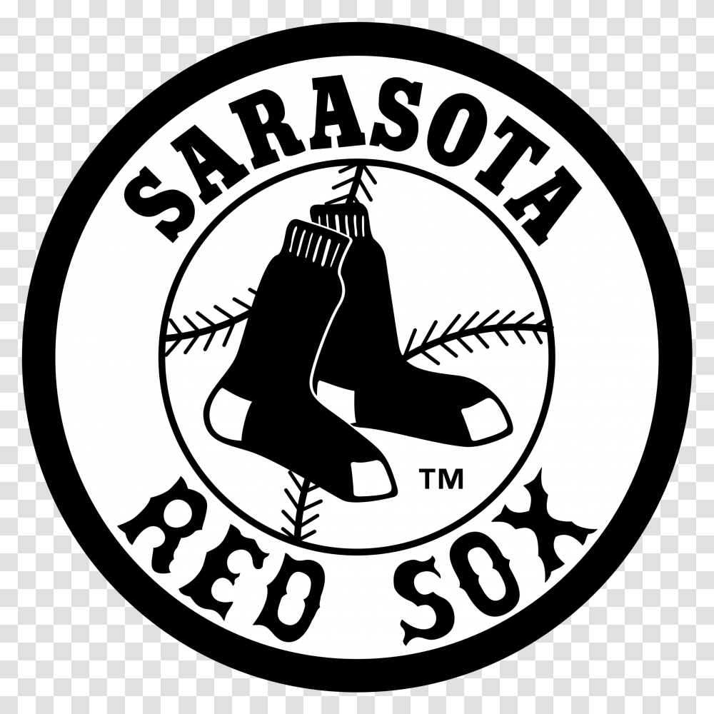 Sarasota Red Sox Logo Boston Red Sox, Trademark, Badge, Person Transparent Png