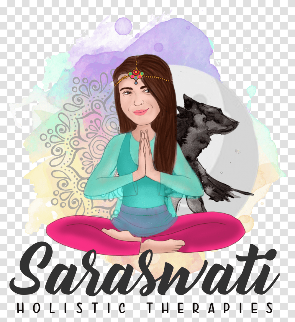Saraswati Holistic Therapies Girl, Poster, Advertisement Transparent Png