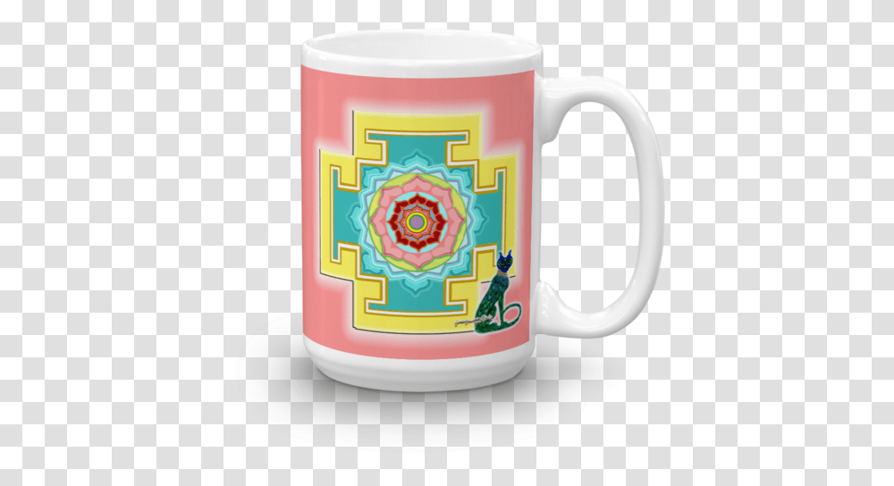 Saraswati S Yantra Mug Mug, Coffee Cup, Pottery Transparent Png